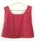 Front-Back REVERSIBLE Crop Top - White Polka Dots On Red And Black Backgrounds (S-M) product 3